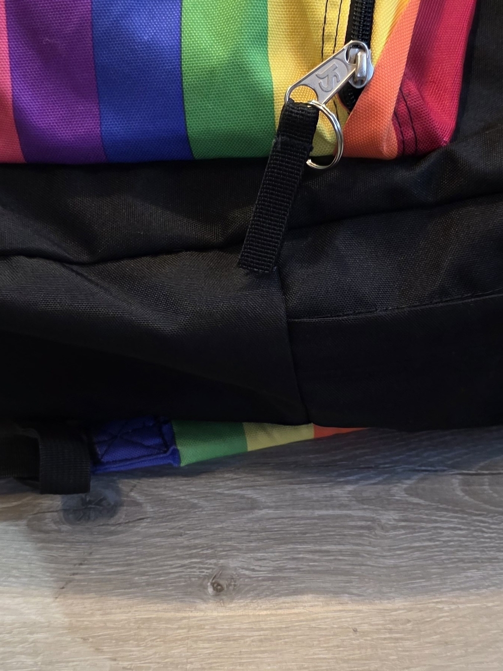 Jansport Rainbow Backpack Colourful Multicolor Academia Full Size Whimsy Goth - Picture 5 of 7